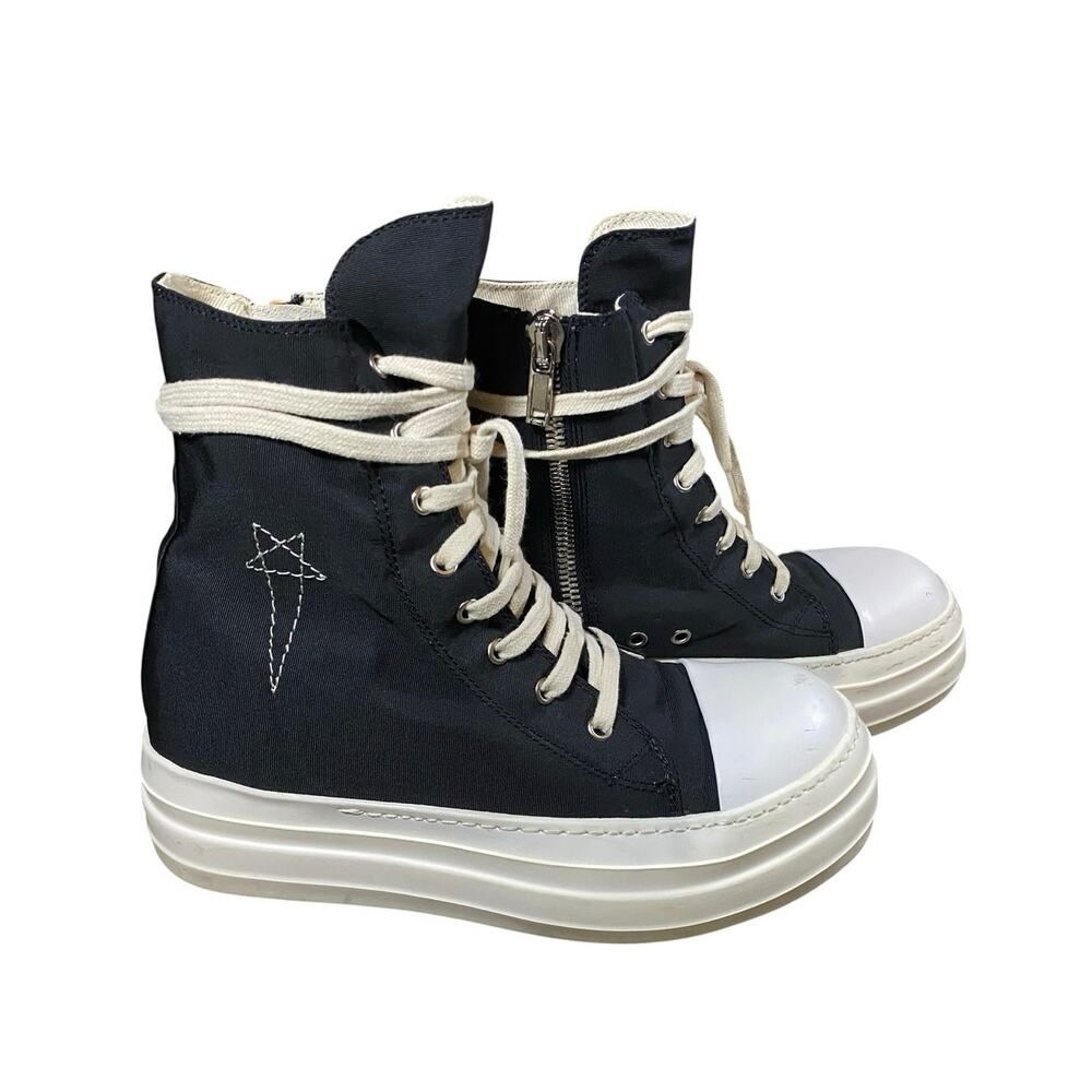 Rick Owens DRKSHDW Double Bumper High Top Sneakers - EU40/M7/W10